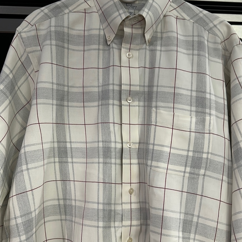 Almost new Turnberry shirt.  Button down collar, front pocket, great shape!!